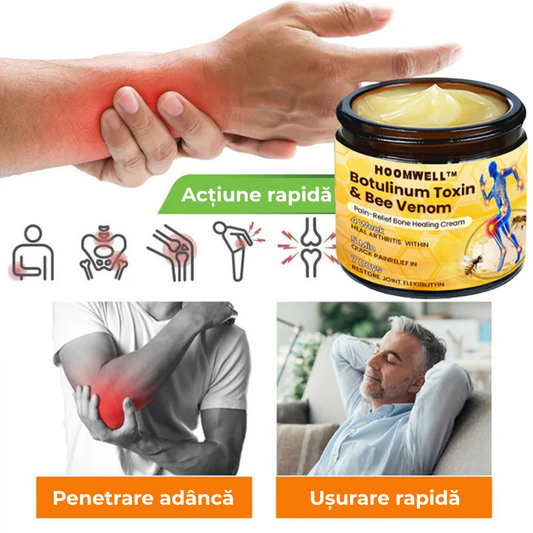 Cremă cu toxină botulinică și venin de albine